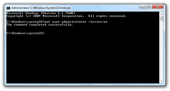 Reset Windows 7 Password using CMD Hack