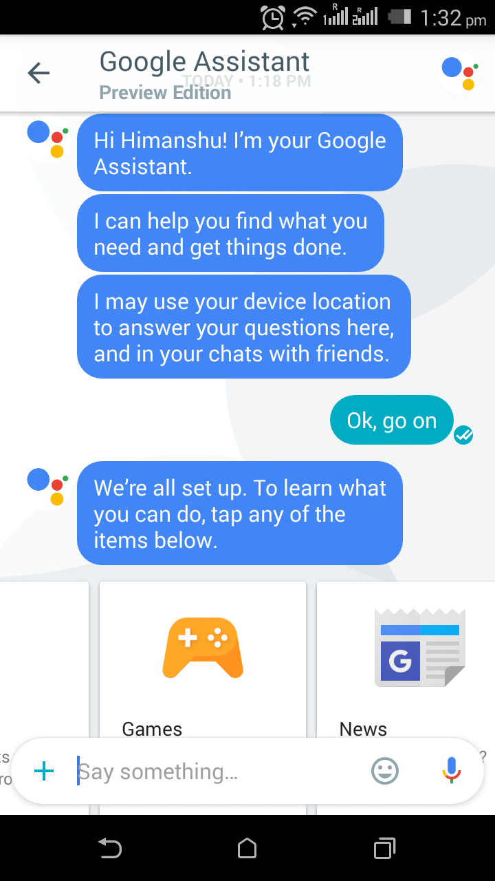 Google Allo messaging app