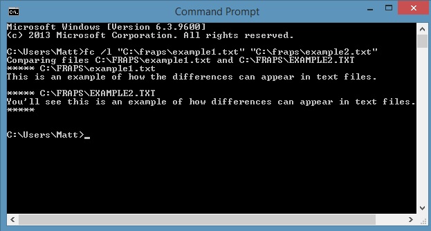Important command prompt codes
